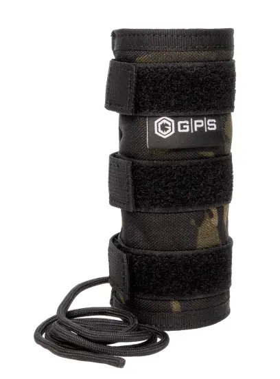 Návlek na tlumič GPS Tactical Suppressor Cover redukuje optický klam způsobený teplem vyzařujícím z tlumiče pušky během střelby.